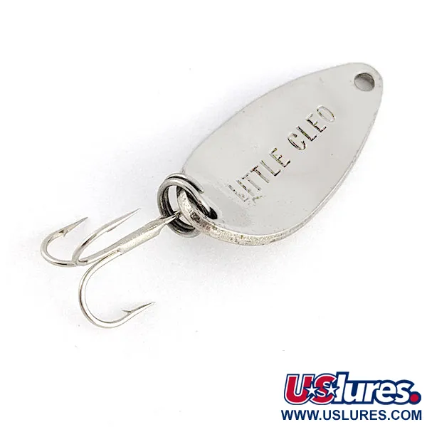 Vintage Acme Little Cleo, 3/16oz nickel fishing spoon #21511