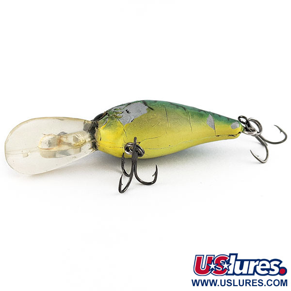 Vintage   Renegade Crank, 1/3oz green tiger fishing lure #21529