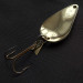 Vintage  Acme K.O. Wobbler, 1/2oz nickel/gold fishing spoon #21532