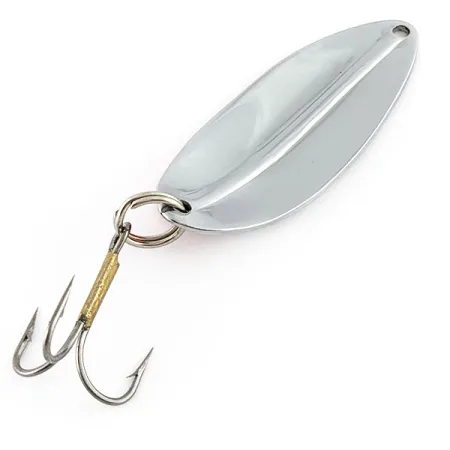 Vintage TODDCO Main Liner, 2/5oz nickel/orange fishing spoon #21537