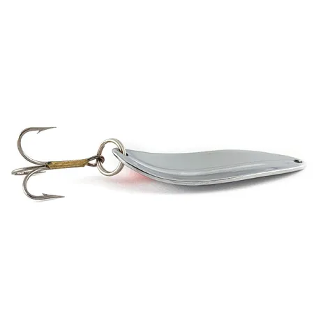 Vintage TODDCO Main Liner, 2/5oz nickel/orange fishing spoon #21537