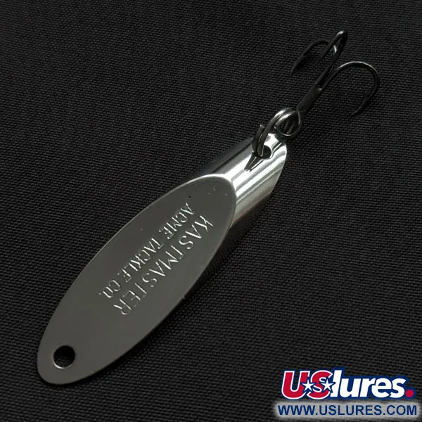 Vintage Acme Kastmaster, 1/4oz nickel fishing spoon #21539