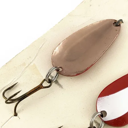 Glen Evans Spoon, 3/16oz red/white/copper fishing spoon #21541