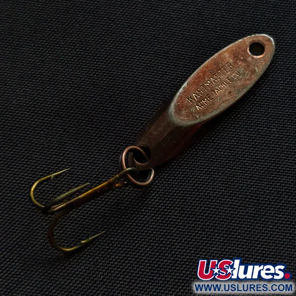 Vintage Acme Kastmaster, 3/32oz bronze fishing spoon #21546