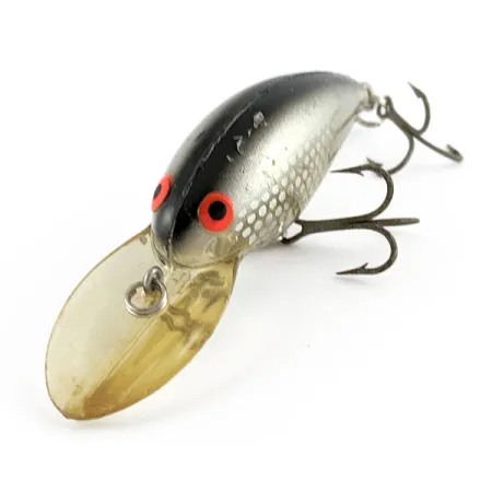 Vintage Bomber Model 7A , 1/2oz silver fishing lure #21550