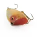 Vintage   Whopper Stopper Bayou Boogie, 1/3oz yellow back silver plate fishing lure #21551