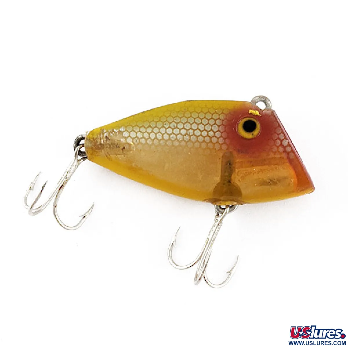 Vintage Whopper Stopper Bayou Boogie, 1/3oz yellow back silver
