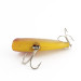 Vintage   Whopper Stopper Bayou Boogie, 1/3oz yellow back silver plate fishing lure #21551