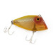 Vintage   Whopper Stopper Bayou Boogie, 1/3oz yellow back silver plate fishing lure #21551