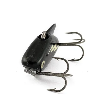Vintage Heddon Sonic, 1/4oz black fishing lure #21552