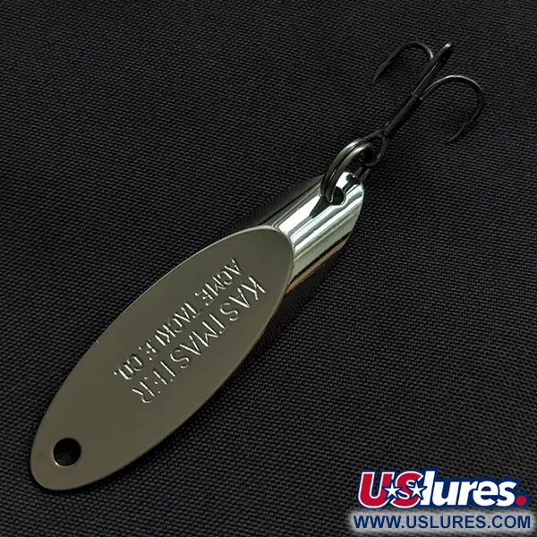 Vintage Acme Kastmaster, 1/4oz nickel fishing spoon #21560