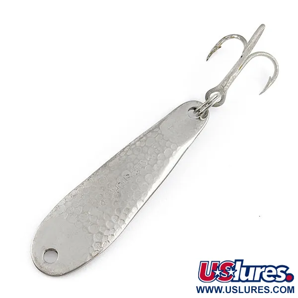 Vintage Hopkins Shorty 75, 3/4oz nickel fishing spoon #21562