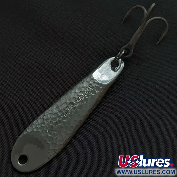 Vintage Hopkins Shorty 75, 3/4oz nickel fishing spoon #21562
