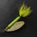 Vintage  Yakima Bait Worden’s Original Rooster Tail, 1/2oz gold/chartreuse spinning lure #21575