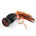 Vintage   Fred Arbogast Hula Popper, 1/4oz black fishing lure #21579