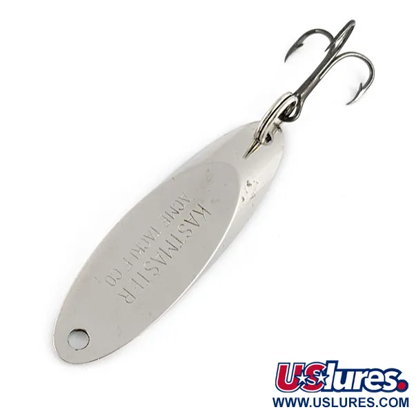 Vintage Acme Kastmaster, 1/4oz nickel fishing spoon #21582