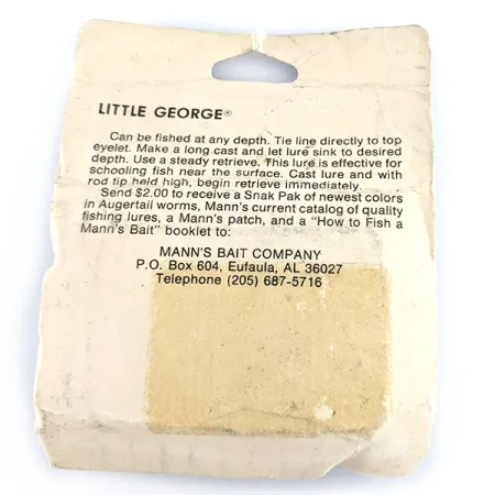 Mann's Bait  Mann's Little George, 3/4oz fishing #21588