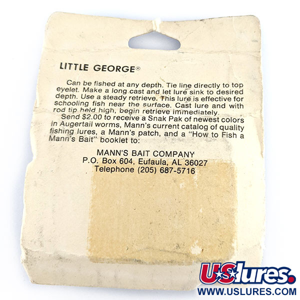  Mann's Bait  Mann's Little George, 3/4oz  fishing #21588