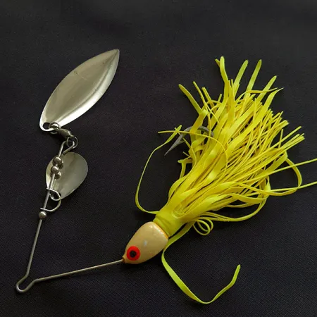Vintage Bomber Spinnerbait, 1/2oz nickel spinning lure #21590