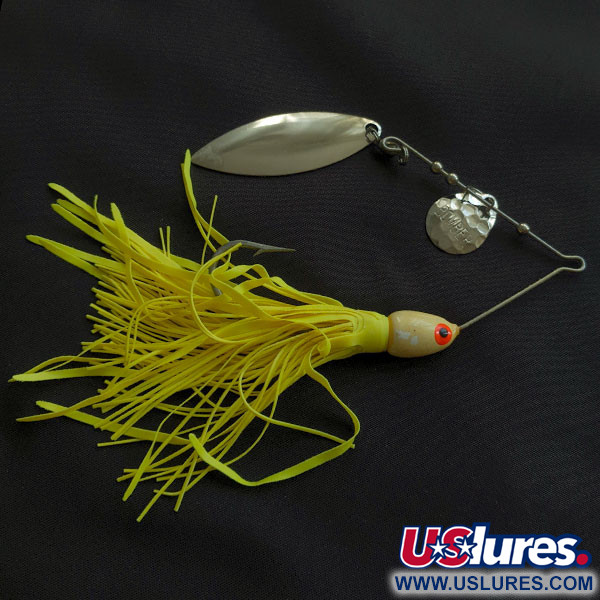 Vintage   Bomber Spinnerbait, 1/2oz nickel fishing #21590