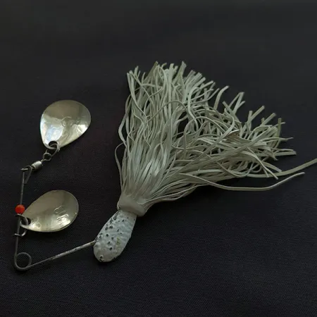 Vintage H&H Lure  H&H Double Spinner Spinnerbait, 2/5oz nickel fishing #21602