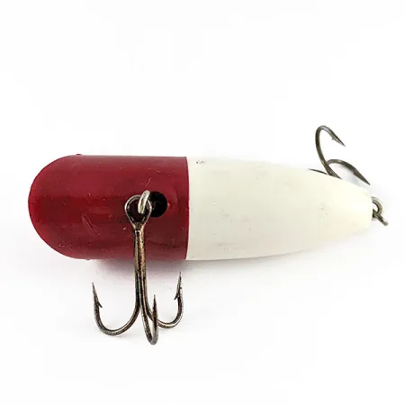 Vintage Kmart  Kresge popper, 1/3oz red/white fishing lure #21607