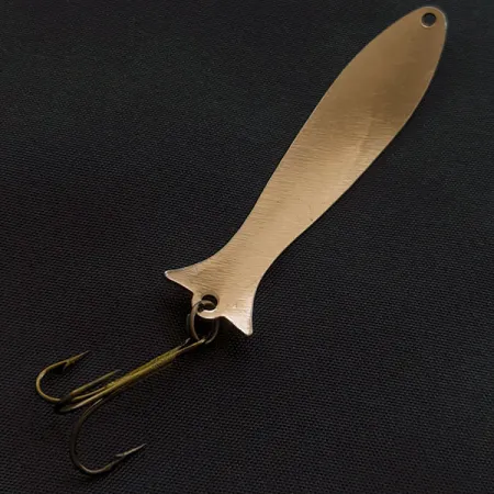 Vintage Acme Flash-King Wobbler, 3/16oz copper fishing spoon #21611