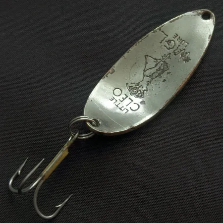 Vintage Seneca Little Cleo (Hula Girl), 1/2oz silver fishing spoon #21621