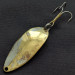 Vintage  Seneca Little Cleo (Hula Girl), 2/3oz gold/nickel fishing spoon #21622