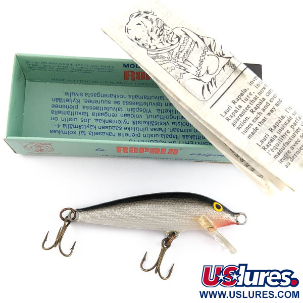   Rapala Original Floater F5 (Finland), 3/32oz S (Silver) fishing lure #21629