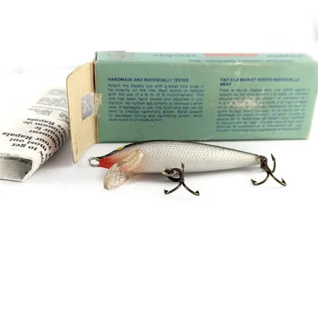 Rapala Original Floater F5 (Finland), 3/32oz S (Silver) fishing lure #21629