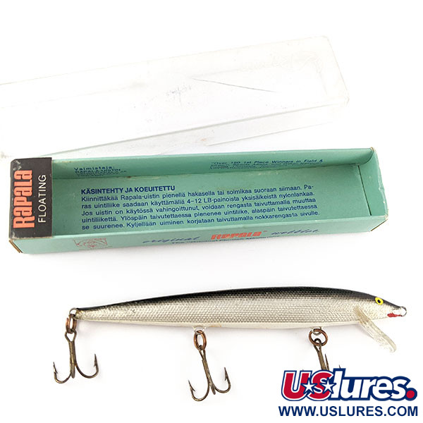   Rapala Original Floating F13 (Finland), 1/4oz S (Silver) fishing lure #21630