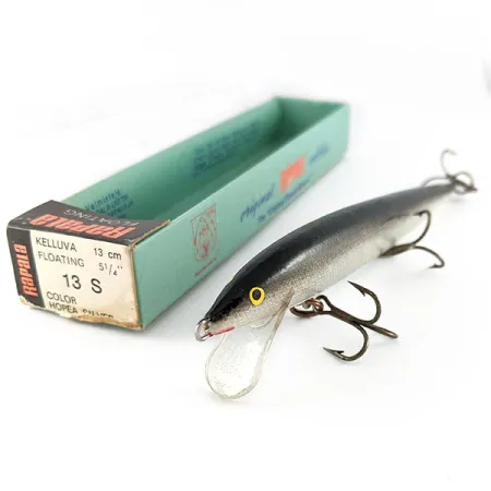 Rapala Original Floating F13 (Finland), 1/4oz S (Silver) fishing lure #21630