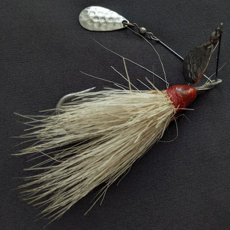 Vintage Jamison Shannon Twin Spinner, 1/2oz nickel spinning lure #21632