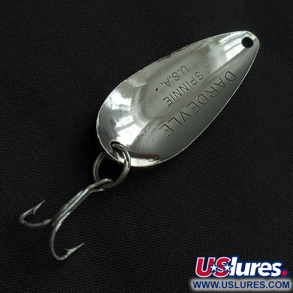 Vintage  Eppinger Dardevle Spinnie, 1/3oz nickel fishing spoon #21641