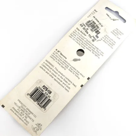 Prescott Spinner Little Doctor 275, 3/4oz nickel fishing spoon #21644