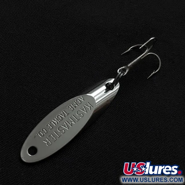 Vintage Acme Kastmaster, 1/8oz nickel fishing spoon #21649
