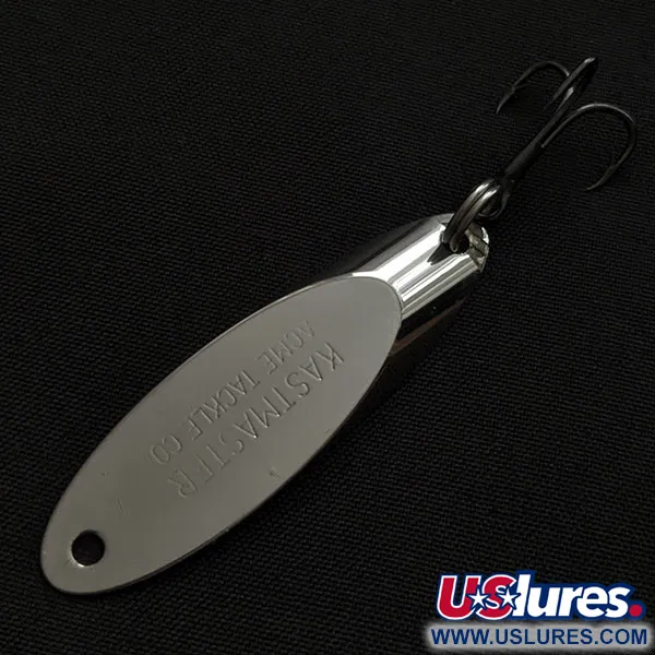 Vintage Acme Kastmaster, 1/4oz nickel fishing spoon #21650