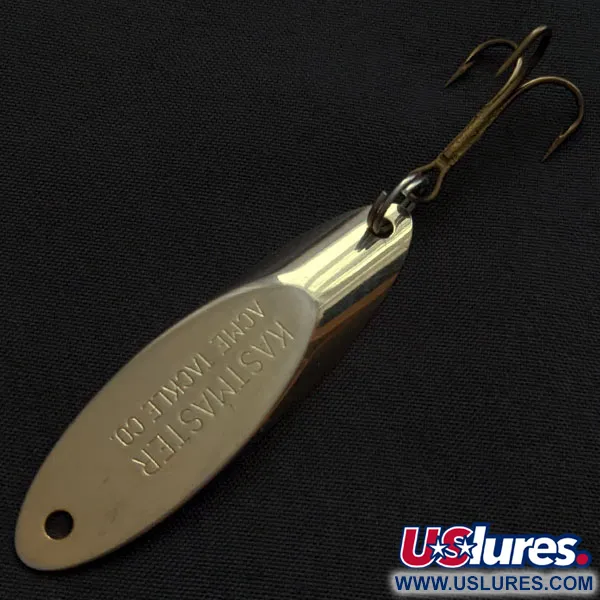 Vintage Acme Kastmaster, 3/8oz gold fishing spoon #21651