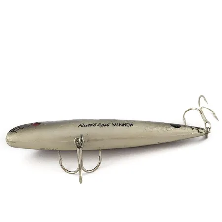 Vintage Cotton Cordell Ratt'l Spot Minnow, fishing lure #21659