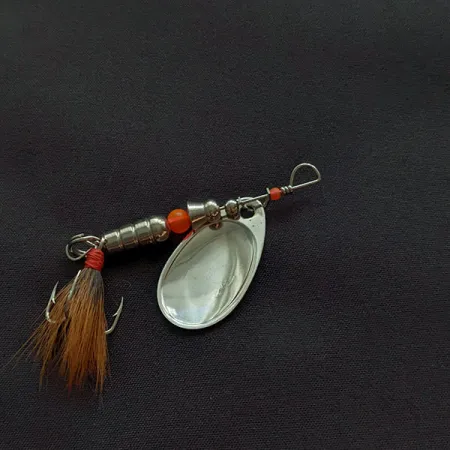 Vintage Other Laddie 3 spinner, 1/4oz nickel spinning lure #21661