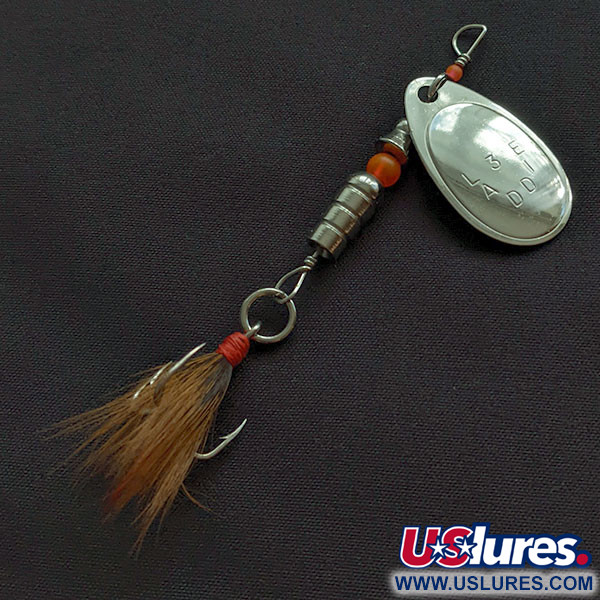 Vintage  Other Laddie 3 spinner, 1/4oz nickel spinning lure #21661