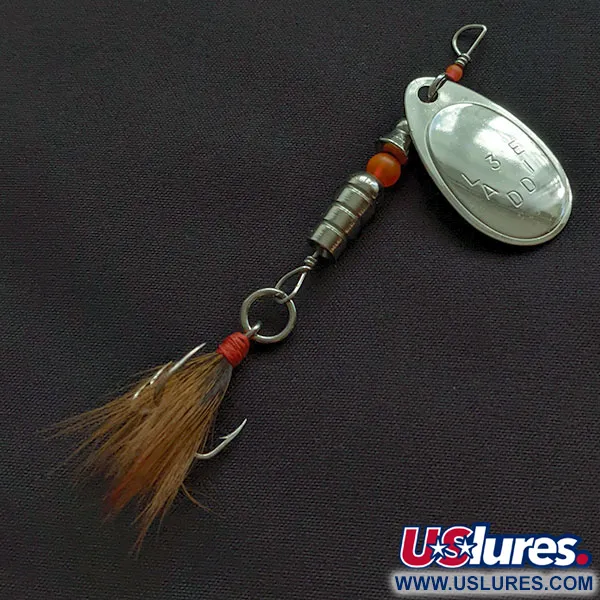 Vintage Other Laddie 3 spinner, 1/4oz nickel spinning lure #21661