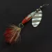 Vintage   Glen Evans Shyster, 1/4oz red/white/nickel spinning lure #21663