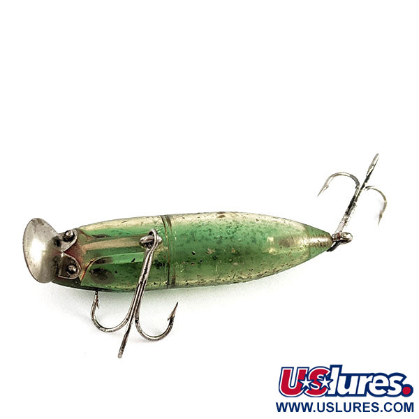 Vintage   Paw Paw Master Wiggler, 2/5oz green fishing lure #21665