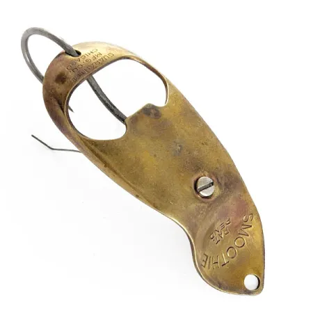 Guarantee Mfg Chicago Smoothie Spoon, 3/4oz brass fishing spoon #21668