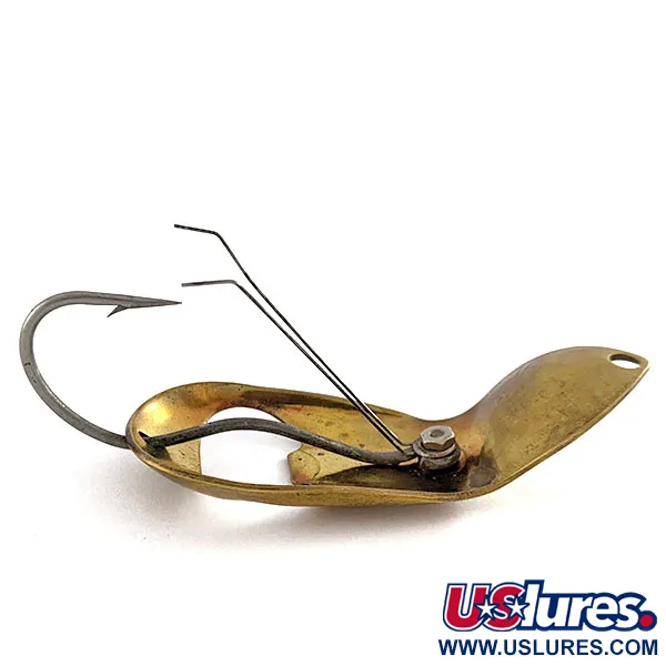  Guarantee Mfg Chicago Smoothie Spoon, 3/4oz brass fishing spoon #21668