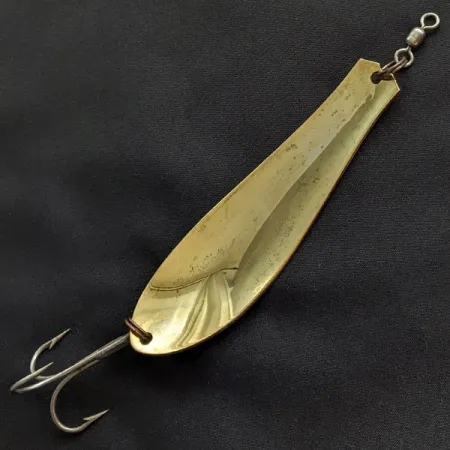 Vintage Prescott Spinner Big Doctor 285, 1oz nickel/gold fishing spoon #21670