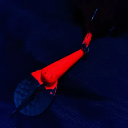 Glen Evans Gad-About, 2/5oz silver/hot pink fishing spoon #21671