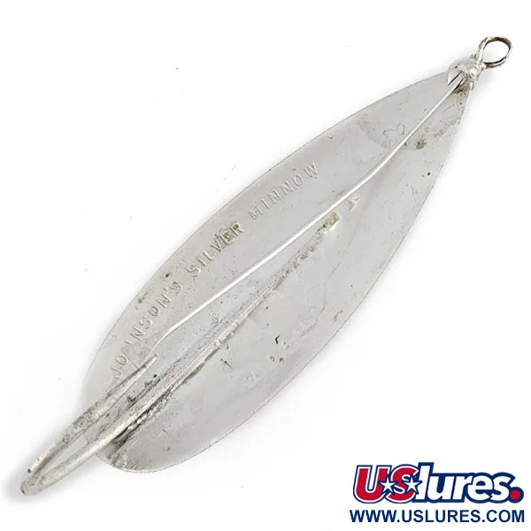 Vintage   Johnson Silver Minnow, 3/4oz silver fishing spoon #21675